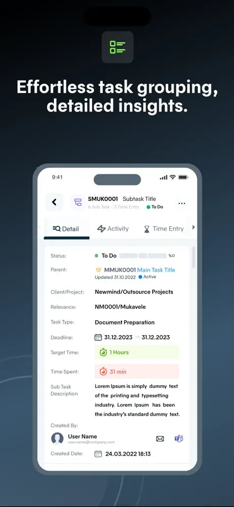 Mesaim - Zaman ve Görev Yönetimi Platformu