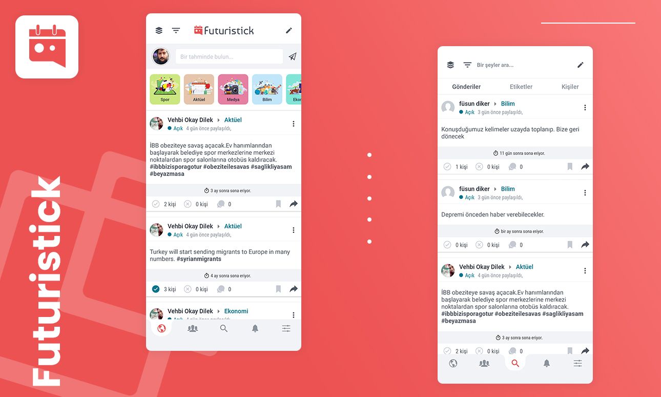 Futuristick: Geleceği Tahmin Etmeye Dayalı Sosyal Platform