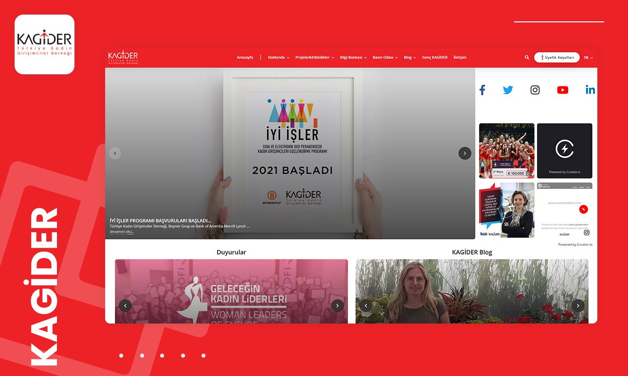 KAGİDER — Geleceğin Kadın Liderleri Web Portalı