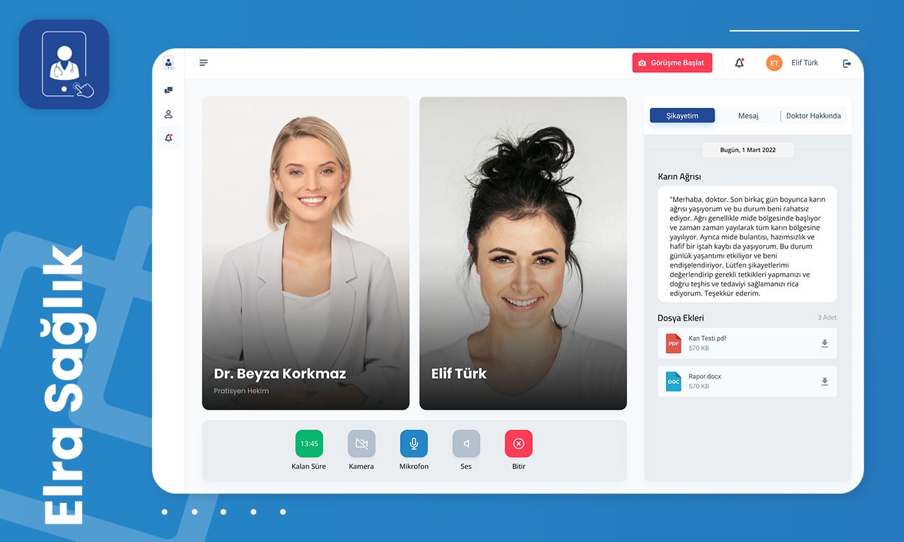 Elra Sağlık — Dijital Sağlık Platformu