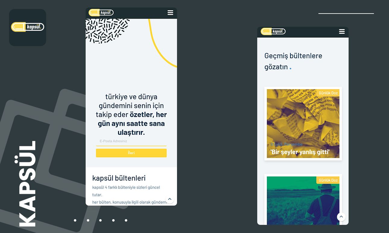 Kapsül — Günlük E-Bülten ve Haber Platformu