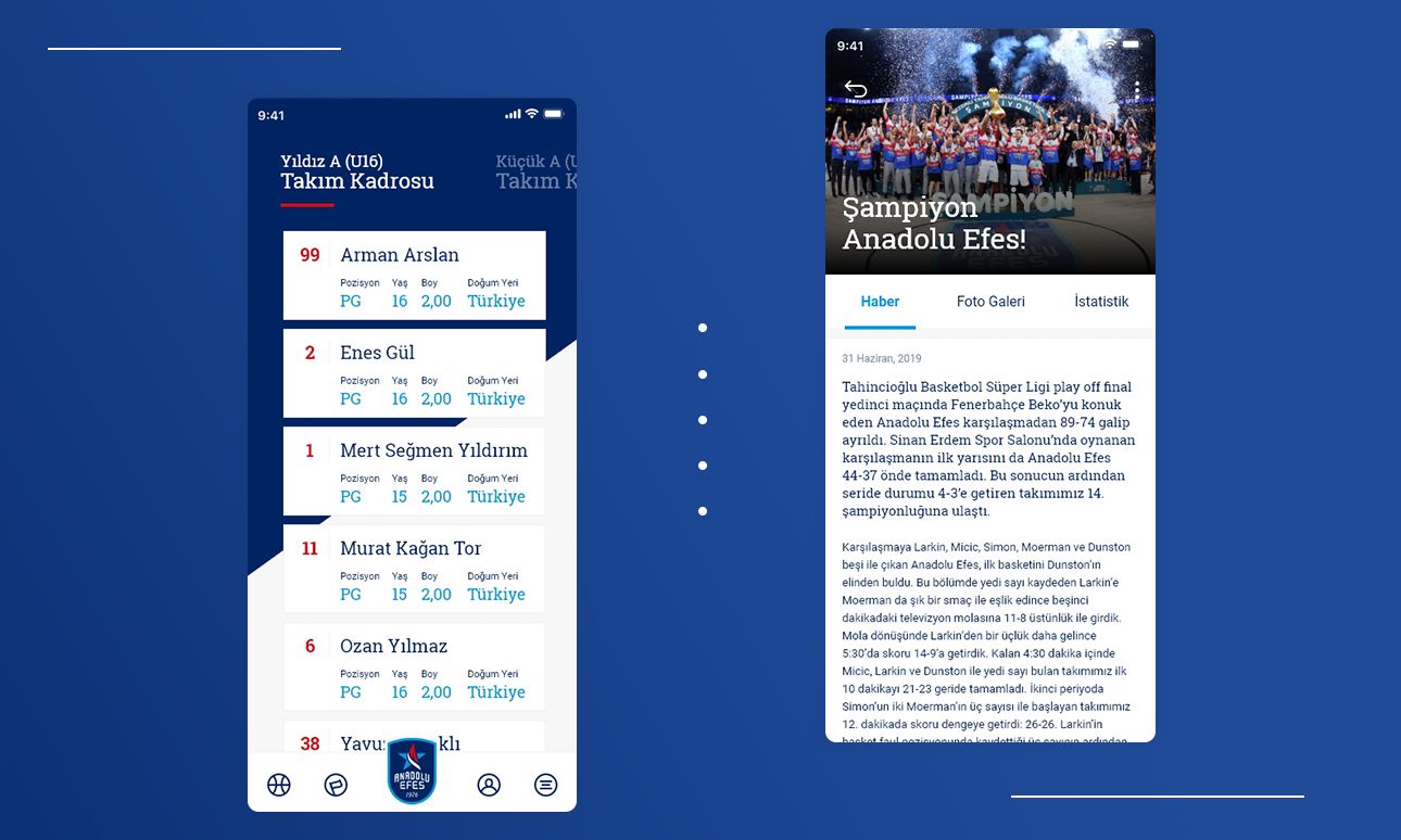 Anadolu Efes Spor Kulübü — Resmî Taraftar Etkileşim Uygulaması