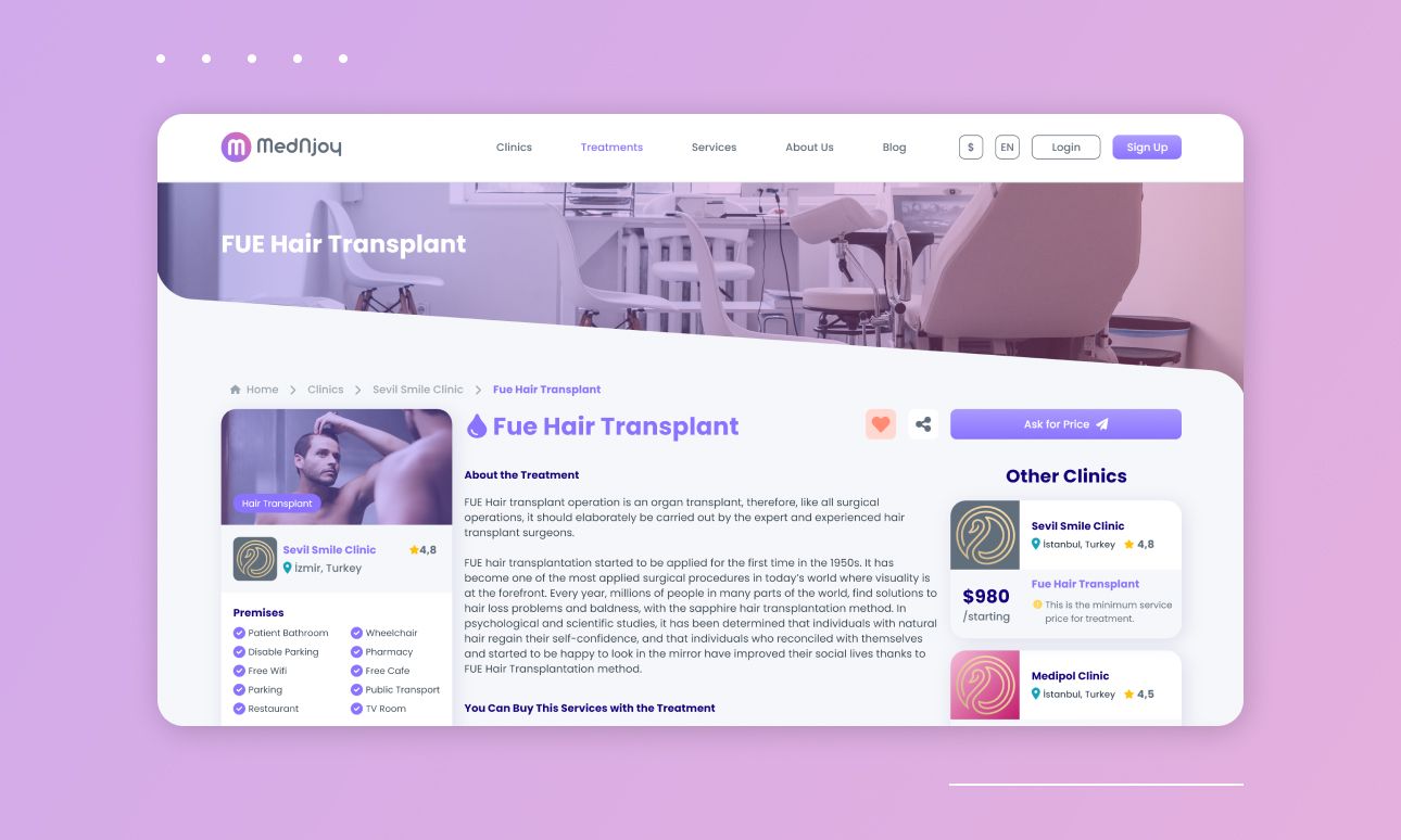 MedNjoy- Eğlenceli Medikal Turizm Deneyimi Platformu