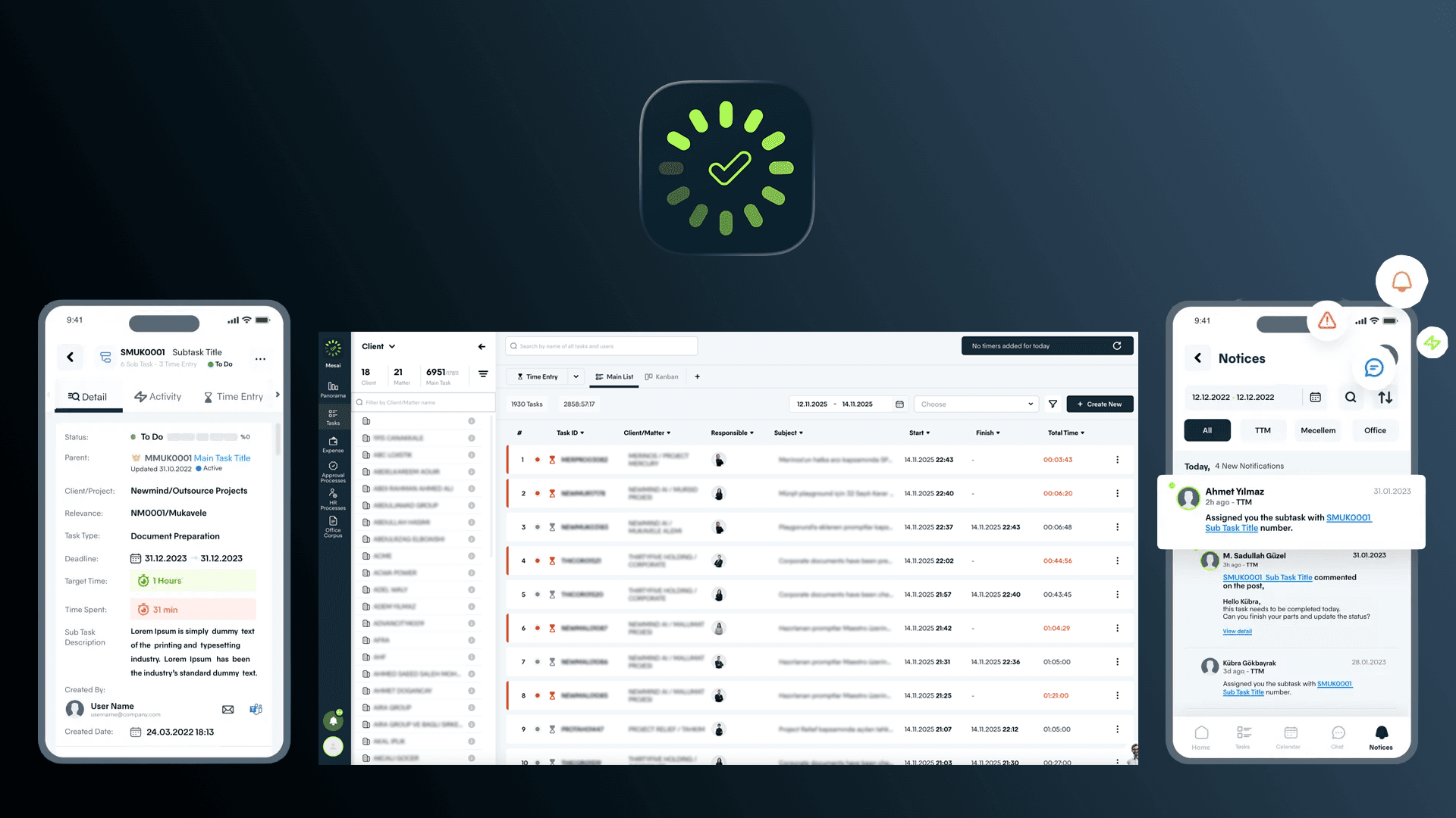 Mesaim - Zaman ve Görev Yönetimi Platformu