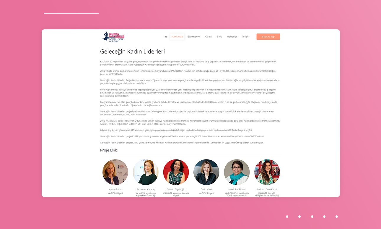 Geleceğin Kadın Liderleri Portalı: Dijital Eğitim ve Başvuru PlatformuFuture Women Leaders Portal: A Digital Platform Supporting Leadership Development