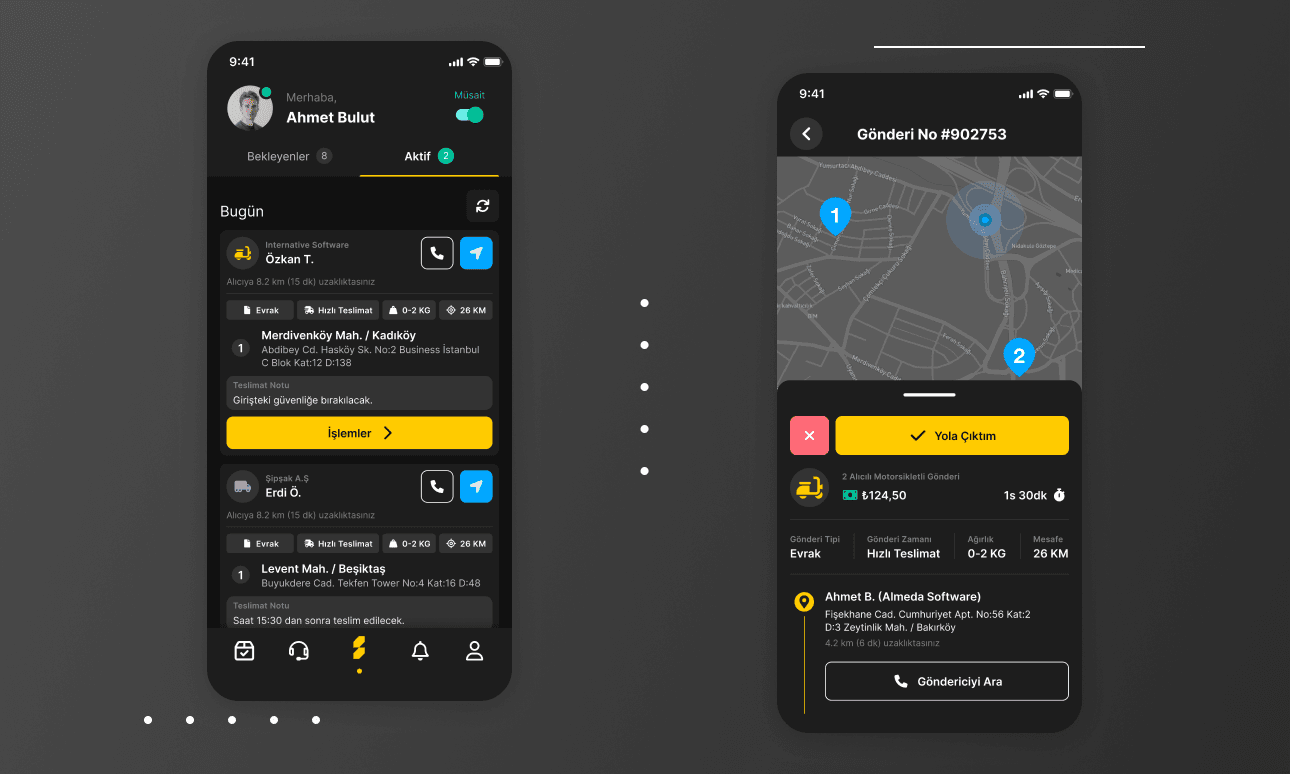 Şipşak Kurye — Hızlı Teslimat Uygulaması