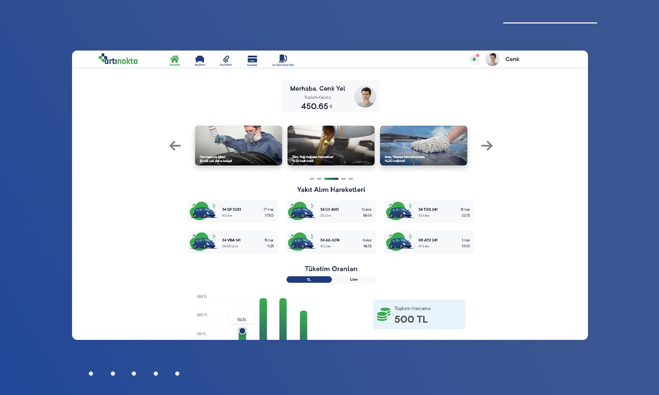 ArtıNokta — Kurumsal Yakıt Yönetimi ve Dijital Ödeme Platformu