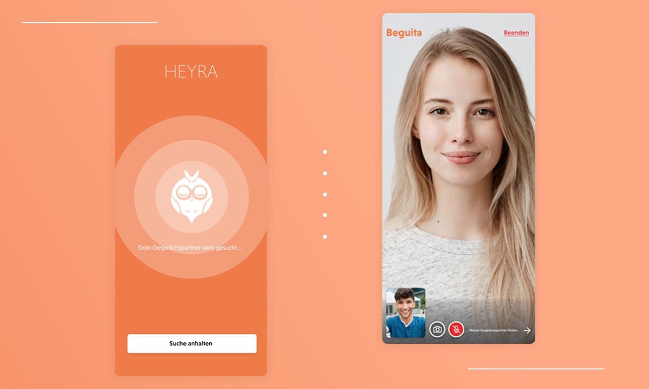Heyra: Duygusal Destek için Video Sohbet Platformu