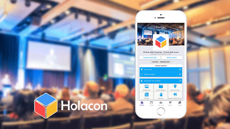 E-Girişim Haber: Etkinliklerin tüm sürecini yöneten yerli çözüm: Holacon