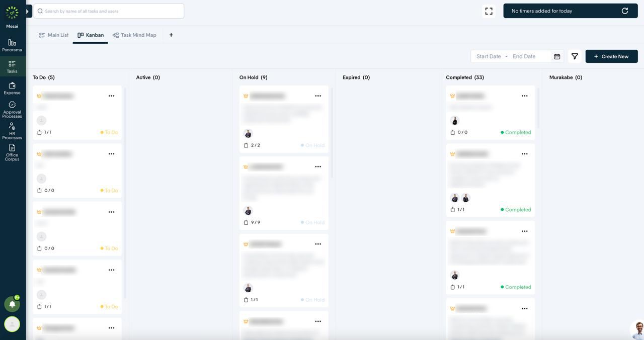 Mesaim - Zaman ve Görev Yönetimi Platformu
